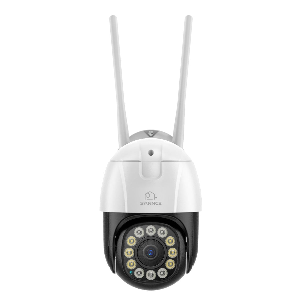 5MP 5-fach optisches Zoom PTZ WLAN-Sicherheitskamera, 350° Schwenkung & 90° Neigung, Farb-Nachtsicht, Zwei-Wege-Audio, Cloud & max. 128 GB lokale Speicherung, kompatibel mit Alexa