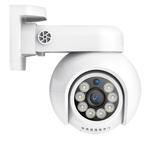 4K 16CH POE PTZ Überwachungskamera Set, 8MP Ultra-HD (3840×2160), Fernzugriff,  350°/90° PTZ Schwenkbar, Intelligente Personen-/Fahrzeugerkennung, IP66 Wasserdicht (8MP IP PTZ Kamera und 16CH NVR)