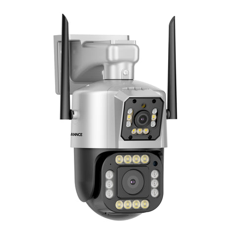 2K 4MP Dual-Lens WiFi Security IP Camera, Bullet & Dome, Full Color Night Vision, 355° Pan & 90° Tilt, Smart Detection Motion & Tracking, Two-Way Audio