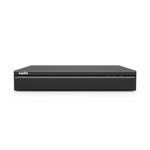 4K 16 Channel H.265+ PoE NVR, ONVIF Supported, Audio Recording, Human/Vehicle Detection, Support Up to 12TB Hard Drive